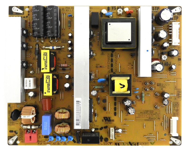 LG 50PA4500-UF POWER SUPPLY BOARD EAY62609701 (3PAGC10073A-R, PS - Click Image to Close